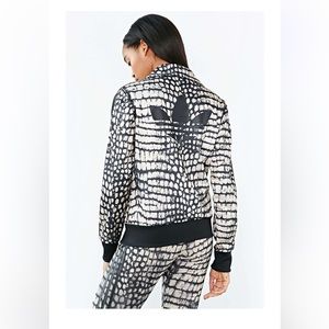 Women’s Adidas Tracksuit Crocodile Big Logo Jacket And Pants US Small UK 10 RARE